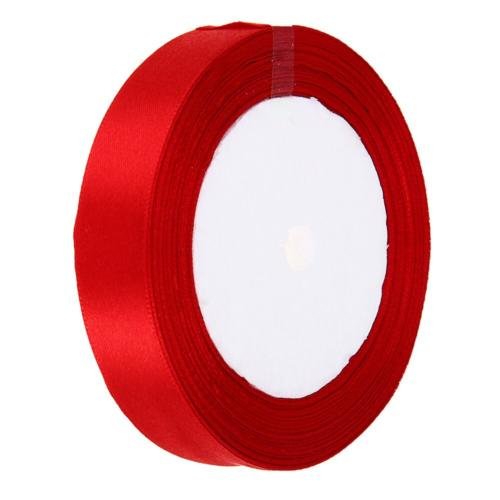 Gulungan-Pita-Galon-Bolduc-Deco-DIY-Scrapbooking-Pernikahan-Couture-Merah-19mm